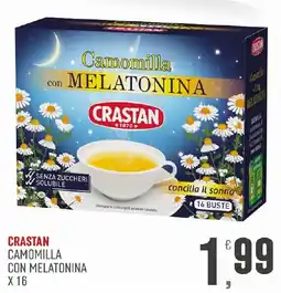 Maxipiù Crastan camomilla con melatonina offerta