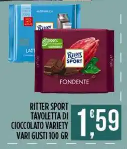 Netto Supermercati Ritter Sport tavolaletta di cioccolato variety offerta