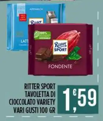 Ritter Sport tavolaletta di cioccolato variety