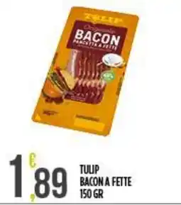 Netto Supermercati Tulip bacon a fette offerta