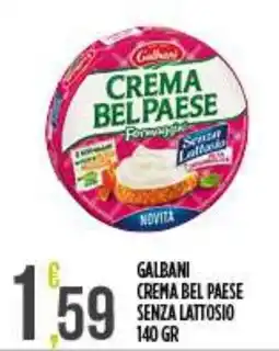 Netto Supermercati Galbani Crema Bel Paese senza lattosio offerta