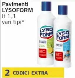 Market Ingross Pavimenti LYSOFORM offerta