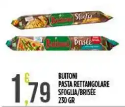 Netto Supermercati Buitoni pasta rettangolare sfoglia/brisée offerta