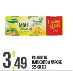 Netto Supermercati Valfrutta Mais Cotto a Vapore offerta