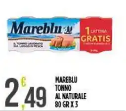 Netto Supermercati Mareblu tonno al naturale offerta
