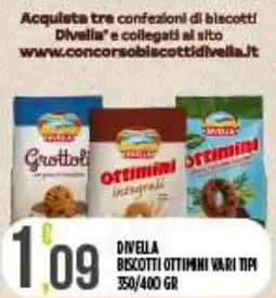 Netto Supermercati Divella biscotti ottimini vari tipi offerta