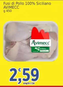 Market Ingross Fusi di Pollo 100% Siciliano Avimecc offerta