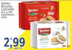 Market Ingross Gelato Biscotto Loacker offerta