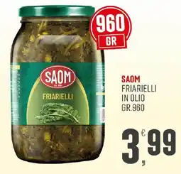 Maxipiù Saom friarielli in olio offerta