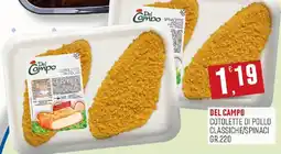 Maxipiù Del Campo Cotolette di pollo classiche/spinaci offerta