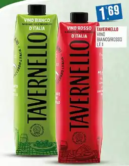 Maxipiù Tavernello vino bianco/rosso offerta