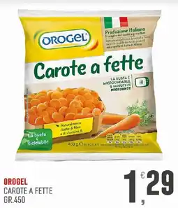Maxipiù Orogel carote a fette offerta