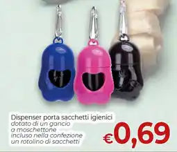 Maxi Nonna Isa Dispenser porta sacchetti igienici offerta