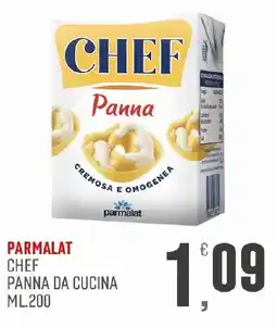 Maxipiù Parmalat Chef Panna da cucina offerta