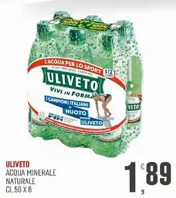 Maxipiù Uliveto acqua minerale naturale offerta