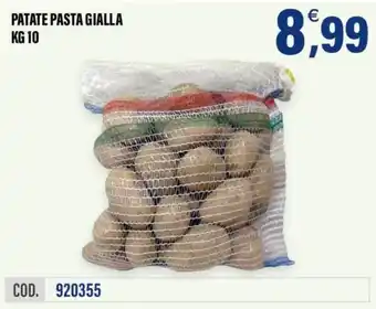 Patate pasta gialla