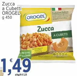Market Ingross Zucca a cubetti OROGEL offerta