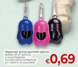 Maxi Nonna Isa Dispenser porta sacchetti igienici offerta