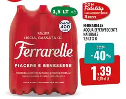 Gecop Ferrarelle acqua effervescente naturale offerta