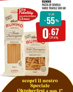 Gecop Rummo pasta di semola offerta
