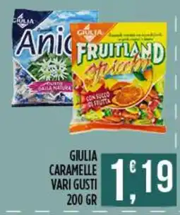 Netto Supermercati Giulia caramelle vari gusti offerta