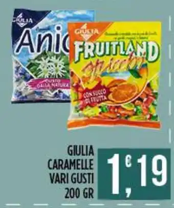 Giulia caramelle vari gusti
