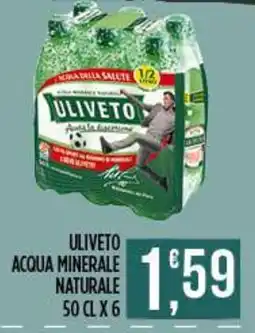 Netto Supermercati Uliveto acqua minerale naturale offerta