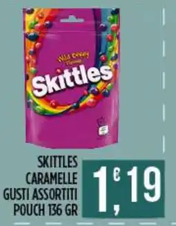 Netto Supermercati Skittles caramelle gusti assortiti offerta