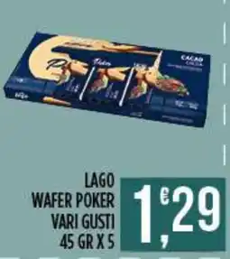 Netto Supermercati Lago wafer poker offerta
