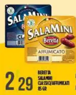 Netto Supermercati Salamini Beretta affumicato offerta