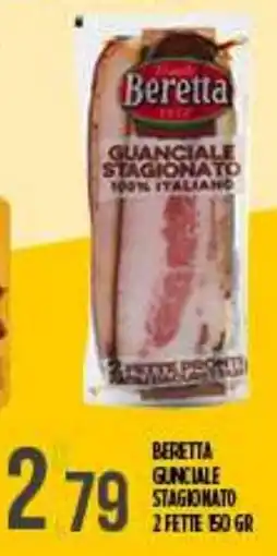 Netto Supermercati Beretta guanciale stagionato offerta