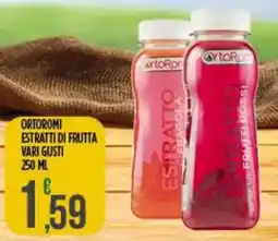 Netto Supermercati Ortoromi estratti di frutta offerta