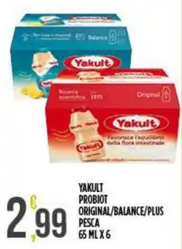 Netto Supermercati Yakult Probiot Original/Balance/Plus offerta