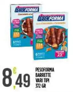 Netto Supermercati Pesoforma barrette vari tipi offerta