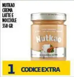 Netto Supermercati Nutkao crema latte e nocciole offerta