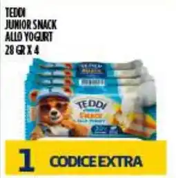 Netto Supermercati Teddi junior snack allo yogurt offerta