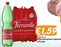 Supermercati Pasquale Prisco Ferrarelle effervescente naturale offerta