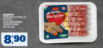 Mini Spiedini petto di pollo