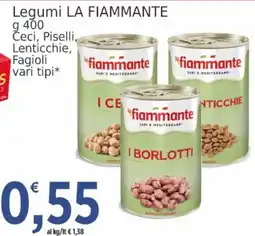 Market Ingross Legumi La Fiammante Ceci, Piselli, Lenticchie, Fagioli offerta