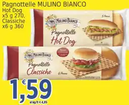 Market Ingross Pagnottelle Mulino Bianco Hot Dog/ Classiche offerta