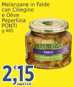 Market Ingross Melanzane in Falde con Ciliegino e Olive Peperlizia PONTI offerta