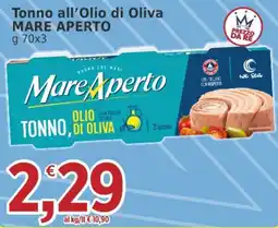 Market Ingross Tonno all'Olio di Oliva Mare Aperto offerta