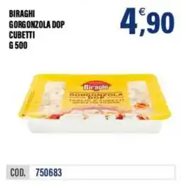 Adhoc Biraghi Gorgonzola DOP cubetti offerta