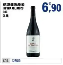 Adhoc Mastroberardino Irpinia Aglianico offerta