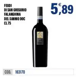 Adhoc Feudi di San Gregorio Falanghina del Sannio DOC offerta