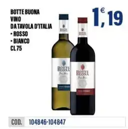 Adhoc Botte Buona Vino offerta