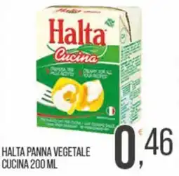 Cash pro Halta panna vegetale cucina offerta
