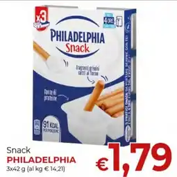 Maxi Nonna Isa Snack PHILADELPHIA offerta