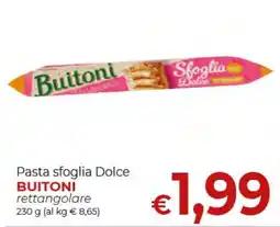 Maxi Nonna Isa Pasta sfoglia Dolce BUITONI rettangolare offerta