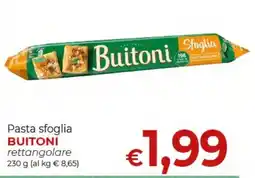 Maxi Nonna Isa Pasta sfoglia Buitoni rettangolare offerta
